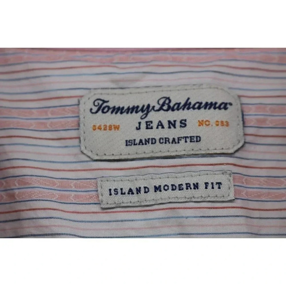 Tommy Bahama Men's Island Crafted-Island Modern Fit Shirt-XXL-100% Cotton - Picture 3 of 9